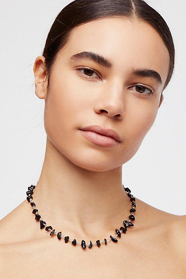 Raw Stone Necklace By Free People
